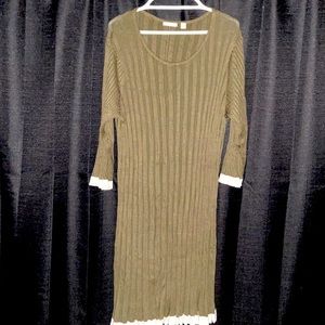 NWOT Olive green dress